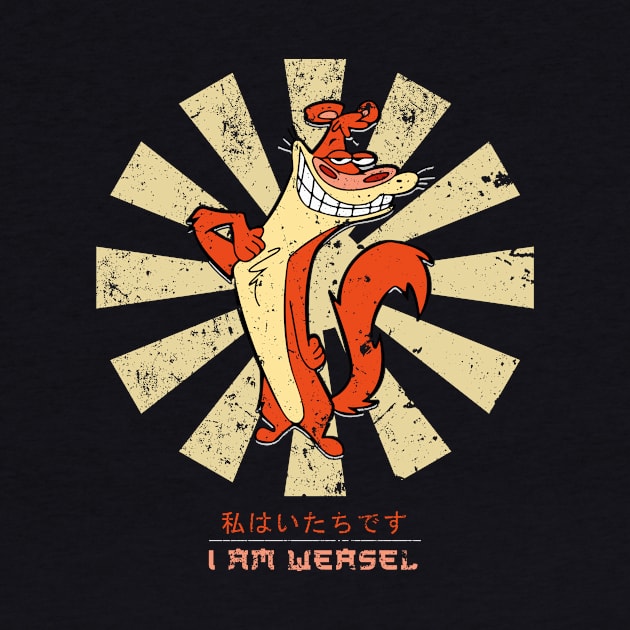 I Am Weasel Retro Japanese by Nova5